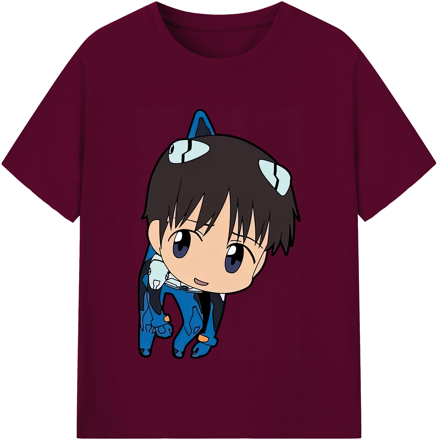 （画像用） EVA 新世紀エヴァンゲリオン レディースカジュアルプリントTシャツ（綿100％）
